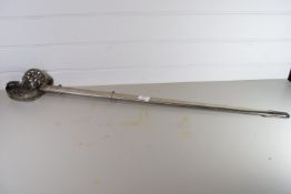 VICTORIAN OFFICER'S DRESS SWORD, THE BLADE WITH ENGRAVING
