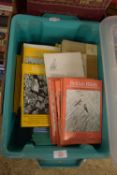 BOX CONTAINING MIXED BOOKS - BRITISH BIRDS MAGAZINES, MOSTLY 1980S