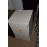 SMALL TWO-DRAWER FILING CABINET, 42CM WIDE