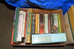 BOX OF MIXED BOOKS - MACMILLAN GUIDE TO FAMILY HEALTH ETC