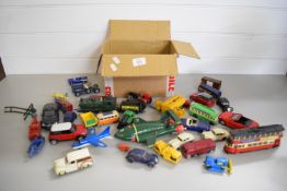 BOX CONTAINING DIE-CAST TOYS