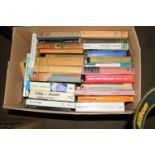 BOX OF MIXED BOOKS - MAZO DE LA ROCHE MACMILLAN EDITIONS ETC