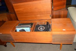 VINTAGE C.1960S ALBA RADIOGRAM PLUS A SMALL QUANTITY OF ALBUMS INCLUDING ELVIS PRESLEY