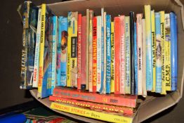 BOX OF 1960S AND OTHER CHILDREN'S ANNUALS - VALIANT 65, EAGLE 67, CHAMPION THE WONDER HORSE, EAGLE