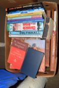 BOX OF MIXED REFERENCE BOOKS - AVIATION INTEREST, SOMERSET MAUGHAM ETC