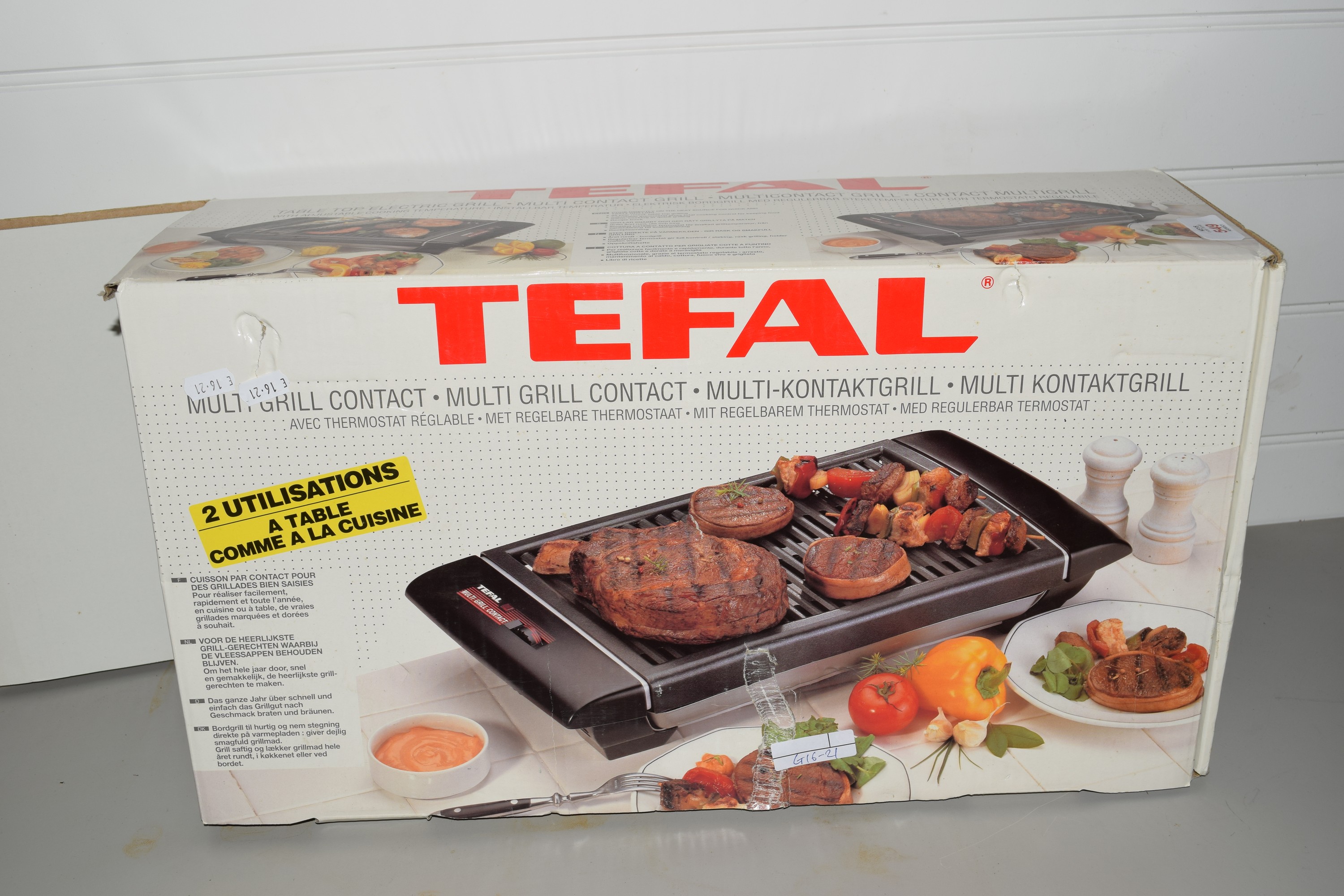 BOXED TEFAL TABLE TOP ELECTRIC GRILL