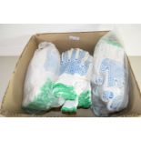 BOX CONTAINING COTTON GLOVES