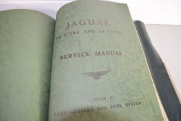 SERVICE MANUAL FOR A JAGUAR 2.4LTR
