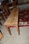 VINTAGE BENCH WITH TURNED LEGS, LENGTH APPROX 163CM