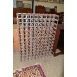 LARGE 108 HOLE WINE RACK