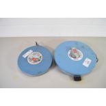 TWO LARGE MEASURING TAPES, 30M