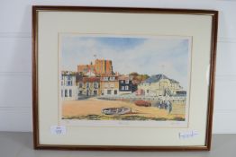PRINT OF A COASTAL SCENE BY PETER WHITE 99/850