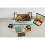 BOX CONTAINING JEWELLERY