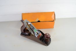 BOX CONTAINING A STANLEY WOOD PLANE