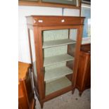 ARTS & CRAFTS STYLE CHINA CABINET, WIDTH APPROX 79CM MAX