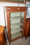 ARTS & CRAFTS STYLE CHINA CABINET, WIDTH APPROX 79CM MAX