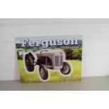 METAL ADVERTISING SIGN FOR FERGUSON TRACTORS