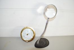 SMALL BRASS GERMAN MADE BAROMETER