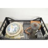 CERAMIC ITEMS AND METAL ITEMS INCLUDING A HAMMERED PLATED COFFEE POT