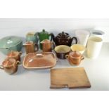 CERAMIC KITCHEN WARES INCLUDING SOME DENBY ITEMS