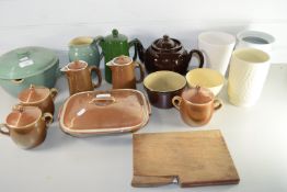 CERAMIC KITCHEN WARES INCLUDING SOME DENBY ITEMS