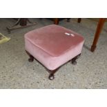 UPHOLSTERED FOOT STOOL APPROX 40CM SQ