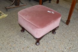 UPHOLSTERED FOOT STOOL APPROX 40CM SQ