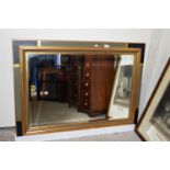 MODERN WALL MIRROR, FRAME SIZE APPROX 112 X 82CM