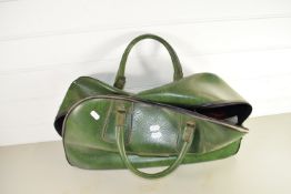 BAG CONTAINING FOUR WOODEN BOWLS BY TAYLOR & SONS