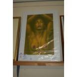 PAINTING OF A NUDE LADY SIGNED R PARSONS