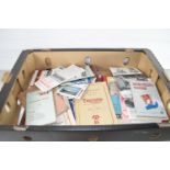 BOX CONTAINING MEMORABILIA, MAINLY MOTORCYCLE