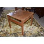 SMALL SQUARE OCCASIONAL TABLE, APPROX 53 X 54CM