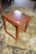SMALL OCCASIONAL TABLE, APPROX 34CM SQ
