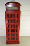 MODEL OF AN OLD STYLE TELEPHONE BOX