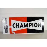 TIN ADVERTISING SIGN FOR CHAMPION