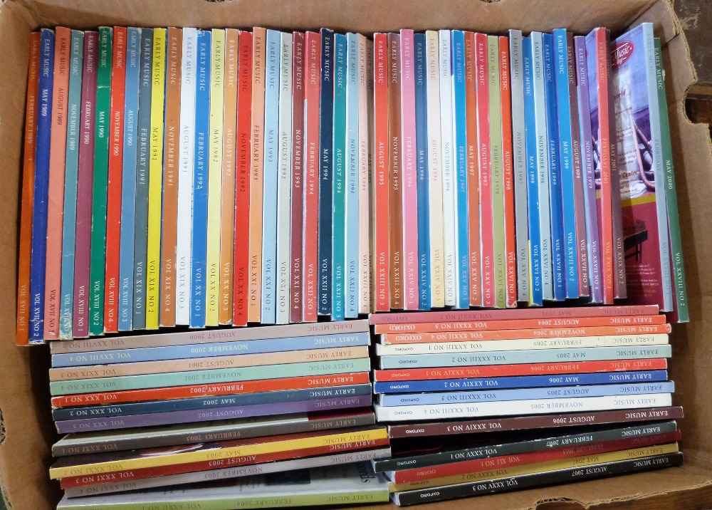 Three boxes: Music including EARLY MUSIC periodical, large run from issue No 1 1973 to 2013 - Image 4 of 4