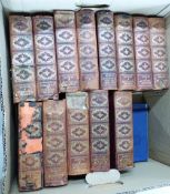 Box: CHARLES DICKENS WORKS, pub Caxton, circa 1910, |London| edition, 13 vols, mixed condition