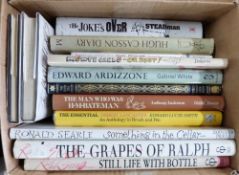 Box: Ronald Searle and Ralph Steadman etc