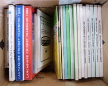 Box: assorted cricket year books including quantity Surrey