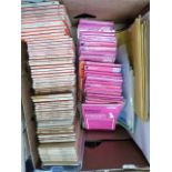 Two boxes: Ordnance Survey maps + various foreign travel guides etc