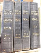 Box: mainly Maritime interest including 4 vols LLOYDS REGISTER