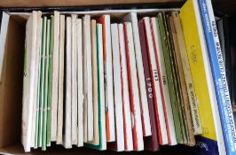 Box: assorted cricket annuals/handbooks