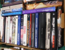 Box: non-fiction, signed titles