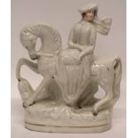 Staffordshire model of the Duchess on horseback