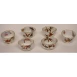 Group of six small bowls made by Copeland, some with retail mark for T Good & Co, the bowls with