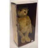 Boxed replica of a Steiff bear made by Steiff for the British Collectors market. (Note: being sold