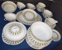 Quantity of Wedgwood dinner wares in the Persia pattern, designed by Susie Cooper, comprising 15