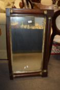 Early 20th century overmantel mirror, approx 84 x 51cm