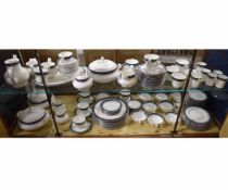 Quantity of Royal Doulton dinner wares in the Sherbrooke pattern comprising tureen, serving
