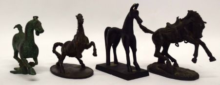 Group of models of horses by Renaissance Arts and others (4)